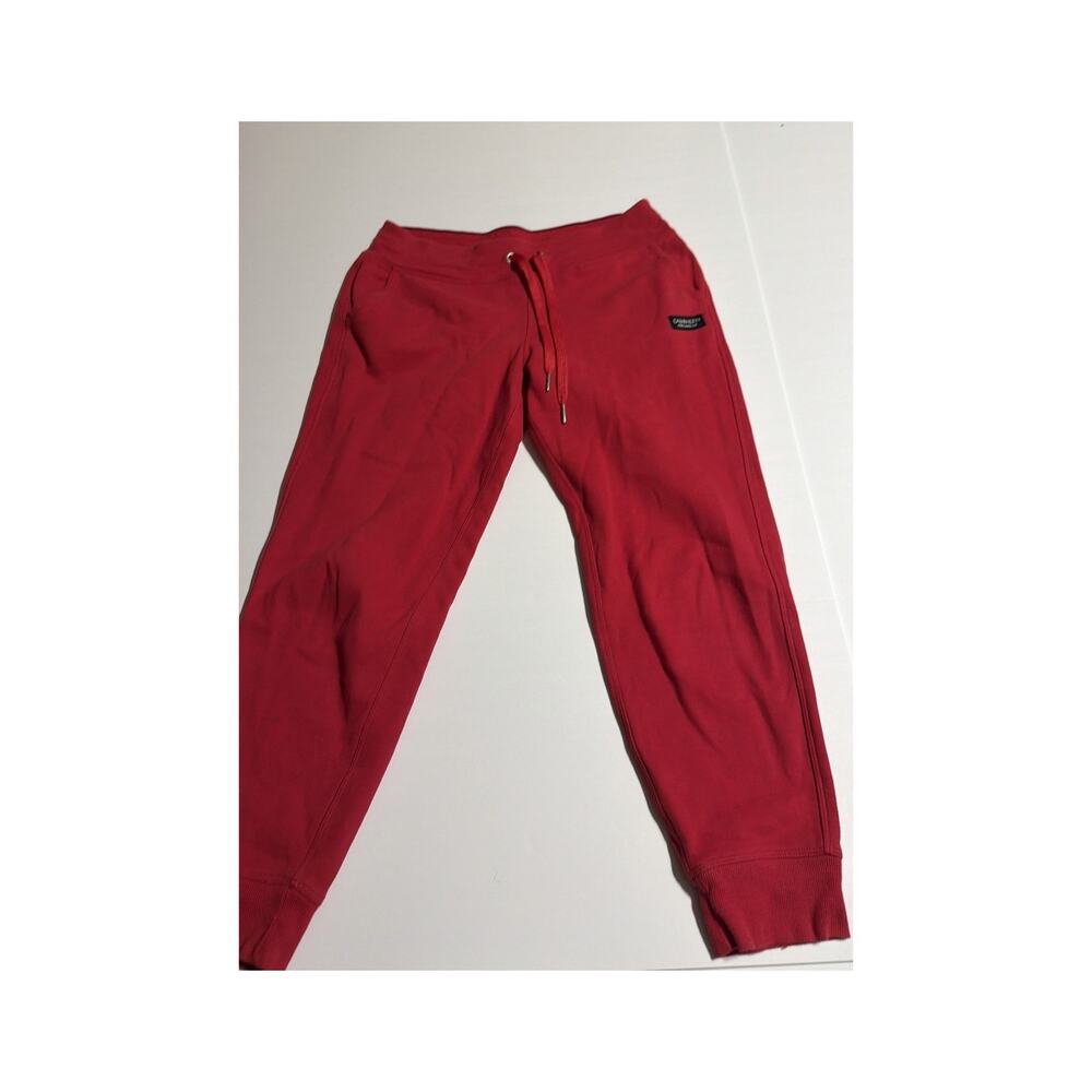Calvin Klein Performance M Red Joggers Sweatpants Drawstring Pockets
